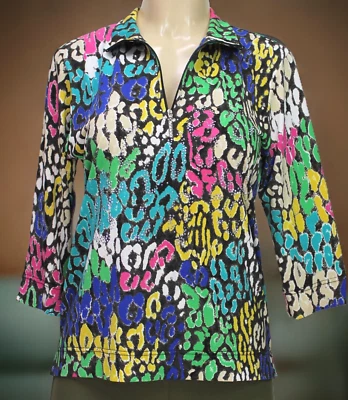 Chaquetas Galore by John Farah Mujer Chaqueta Manga 3/4 Multicolor Talla S Foto 1 de 4