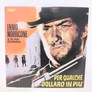 ENNIO MORRICONE / PER QUALCHE DOLLARO IN PIU JAPAN ISSUE LP W/INSERT - Picture 1 of 8