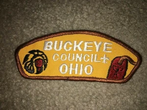 Boy Scout T5 Pipestone Order Arrow MGM OA Buckeye Ohio Council Strip CSP Patch - Afbeelding 1 van 1