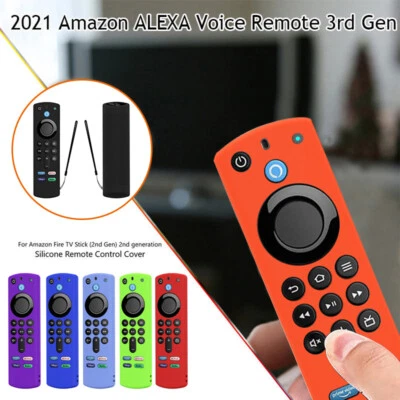 Soft Silicone Protective Cover for A-mazon ALEXA Fire TV Stick（3rd Gen) Remot 」 - Image 1 of 4