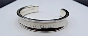 Tiffany & Co. 1837 Open Bracelet Cuff 12mm Silver 925 - Picture 1 of 7