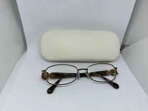 WITTNAUER “NASIRA” Eyeglasses Frame Womens 52-16-135 Brown/Marble - Picture 1 of 7
