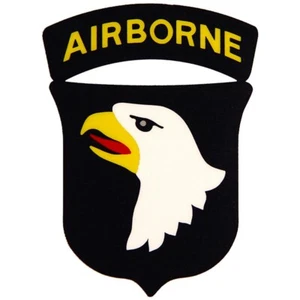 STICKER ARMY 101ST AIRBORNE (3-1/4"X3-1/2") (8116) - Picture 1 of 1