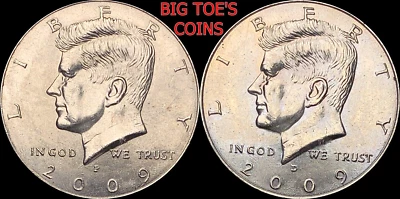 2009 P&D NIFC KENNEDY HALF DOLLARS, VERY BEAUTIFUL COINS, FAST SHIPPING - Image 1 of 4