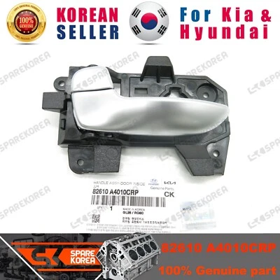 Genuine/OEM 82610A4010CRP HANDLE-DOOR INSIDE,LH for Kia New Carens (Rondo) 12 - Image 1 of 2