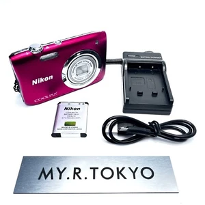 [Excellent+++++] Nikon COOLPIX A100 Red 20.1 MP Digital Camera From Japan - Picture 1 of 14