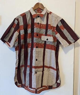 BURBERRY BRIT - Printed short sleeve shirt - Sz L - Image 1 of 4