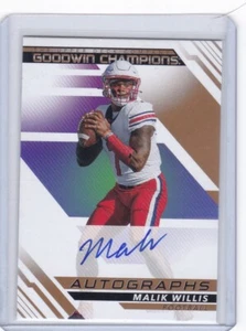 Malik Willis Auto 2022 Upper Deck Goodwin Champions RC Rookie - Picture 1 of 1