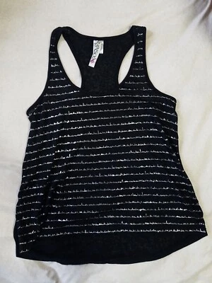 Ransom Black Tank Top with Silver prints Size S (NEW) - Image 1 of 3