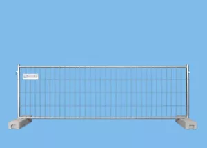 Bauzaun 11 kg halbhoch 3,5 x 1,2 m Drahtstärke 3,2 x 3,2 mm - verzinkt - Bild 1 von 4