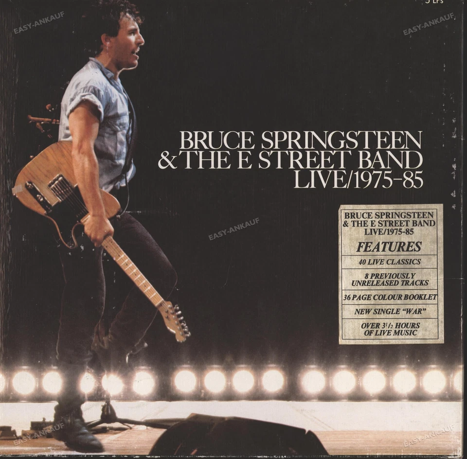 Bruce Springsteen & The E Street Band - Live/1975-85 AUSTRALIA 5LP 1986 . - Image 1 of 1