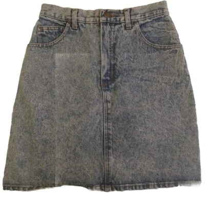 Minifalda vaquera vintage Forenza para mujer 8 lavado ácido grunge punk años 80/90 Foto 1 de 4