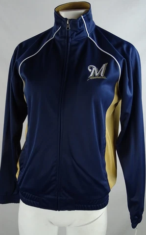 Milwaukee Brewers MLB G-III Women's Full-Zip Track Jacket Cover