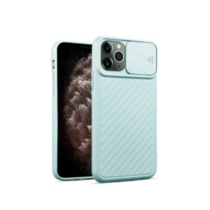 For Apple 🍎 iPhone 12 Pro Max Case with Camera 📷 Shield 🛡- Light Blue Color - Picture 1 of 11