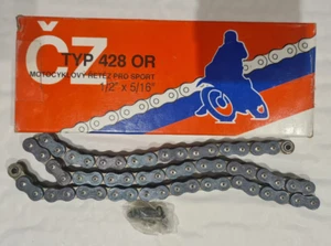 Cadena de transmisión final CZ 428 junta tórica x 58 eslabones inc Conn: para Polaris Predator Quad - Imagen 1 de 2