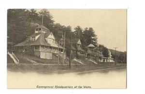 G.A.R. Encampment Buildings at The Weirs Belknap County New Hampshire Postcard - Picture 1 of 2