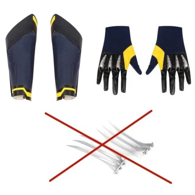 Guantes y garras Wolverine James Logan Deadpool 3 Cosplay Guantelete Accesorios de Halloween Foto 1 de 4