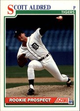 1991 Score Baseball #740 Scott Aldred 