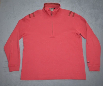 Pullover de golf Nike Tiger Woods para hombre grande rojo domingo 1/4 cremallera algodón Foto 1 de 4