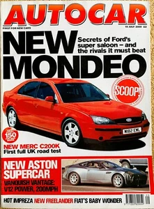 AUTOCAR MAGAZINE 19-JUL-00 - Saab 9-5 Aero, Aston DB7 Volante, Alpina B3, Noble - Picture 1 of 2