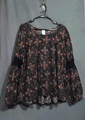 Blusa túnica floral Glory descolorida para mujer XXL (20) Foto 1 de 4