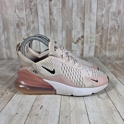 Nike Air Max 270 Running Shoes Athletic Sneakers Pink Black Womens 5.5 - Image 1 of 4