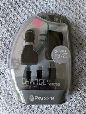 Psyclone 6-in-1 Nintendo DSLITE and DSi Charging Kit Black NEW - Image 1 of 3