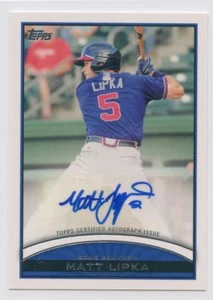2012 TOPPS PRO DEBUTTO AUTOGRAFO AUTO MATT LIPKA BRAVES *52543 - Foto 1 di 1
