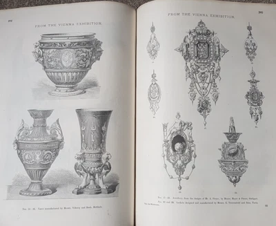 1875 THE ART WORKMAN A MONTHLY JOURNAL OF DESIGN BY SCHNORR ARTIST 36 issues - Image 1 of 4