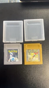 Pokemon Gold & Silver Gameboy - Both Genuine & Working - No Box - Picture 1 of 6