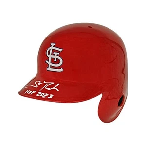 Cardenales autografiados e inscritos de Scott Rolen de San Luis "HOF 2023" Casco Steiner CX - Imagen 1 de 3