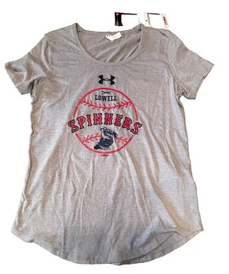 Lowell Spinners womens medium Under Armour heat gear gator t-shirt (003) - Image 1 of 4