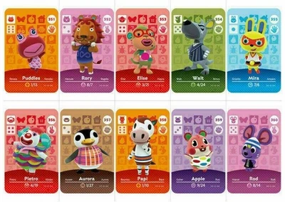 Animal Crossing 301-400 Card New Horizons Amiibo Card NS Switch 3DS GameCard