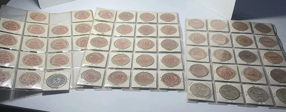 Madera Níquel de Restaurante Sambos Anywhere 10 centavos taza de café fichas de madera Foto 1 de 4