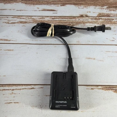 Olympus Charger BCM-2 BLM-2 Battery Digital Camera C-5060 C-7070 C-8080 E-1 E-3 - Image 1 of 3