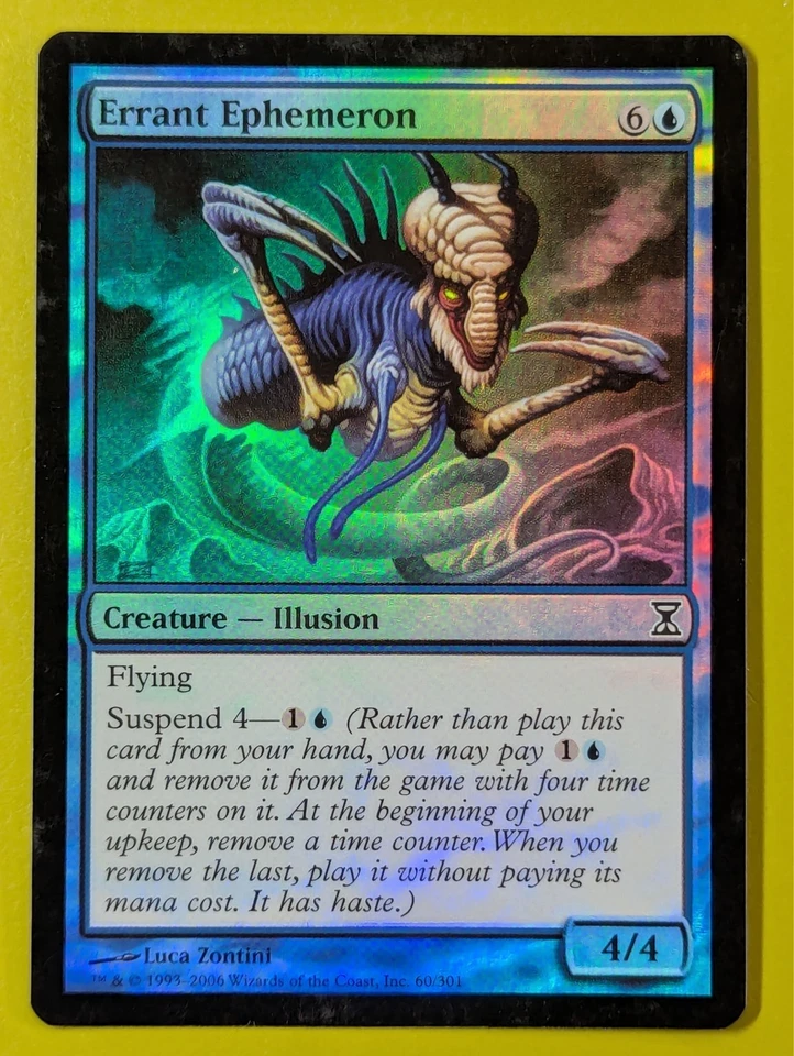 FOIL Errant Ephemeron x1 Time Spiral 1x Magic the Gathering MTG - Image 1 of 1