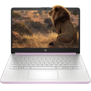 HP 14-6014dx Laptop 14" HD N150 16GB RAM 128emmc UFS Win11Home | Honey Lavender - Picture 1 of 12