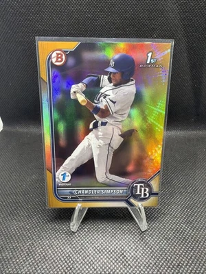 2022 Bowman Draft 1st Edition - Chandler Simpson #BD-26 Gold Foil /50 (RC) - Image 1 of 3