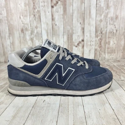 Zapatillas deportivas New Balance 574 clásicas azul marino de malla de gamuza para hombre talla 10,5 Foto 1 de 4