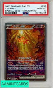 2023 Pokemon PALLEN-PALDEA EVOLVED CHI-YU EX #259 SPLILL RARE PSA 10 - Bild 1 von 3