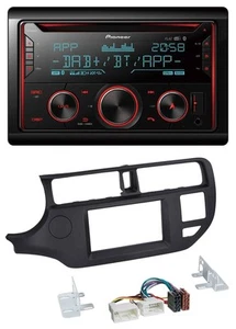 Pioneer 2DIN DAB MP3 Bluetooth USB CD Autoradio für Kia Rio 11-14 UB schwarz - Bild 1 von 5