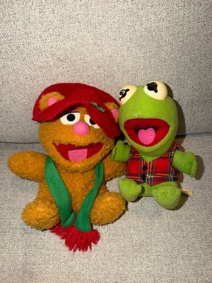 McDonald's 1987 Baby Kermit & Fozzie Bear Plush Toy - Image 1 of 4