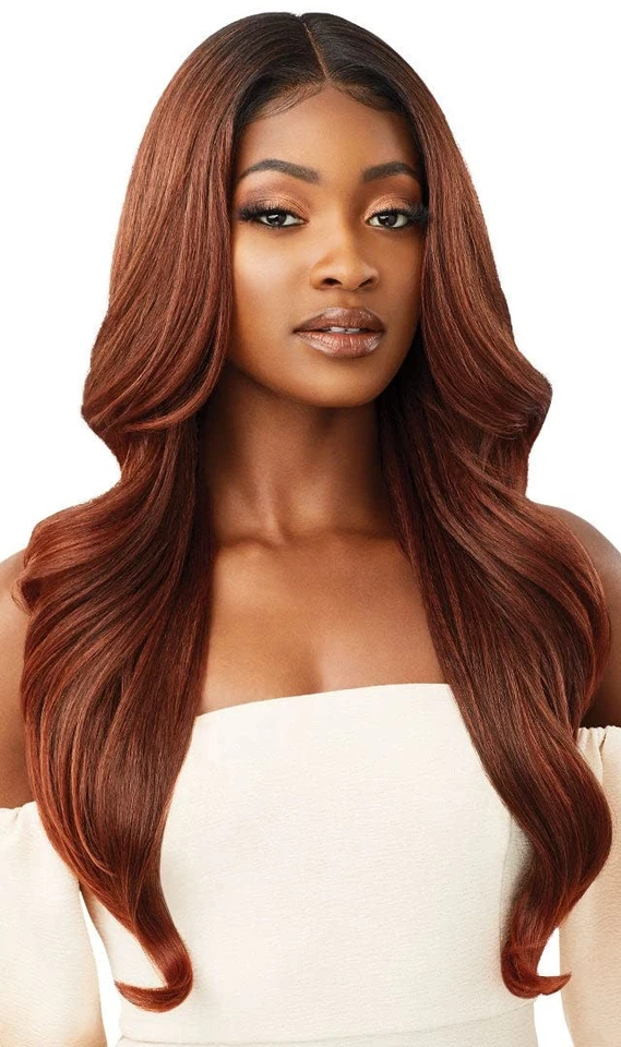 OUTRE MELTED HAIRLINE SYNTHETIC HD LACE FRONT WIG - SERAPHINE 1B BLACK