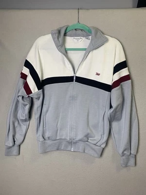 Chaqueta deportiva vintage Christian Dior Monsieur para hombre mediana multicolor con cremallera Foto 1 de 4