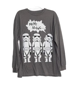 Camiseta Disney Star Wars Stormtrooper "Move Along" Gráfico Talla XL Manga Larga - Imagen 1 de 8