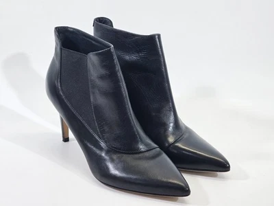 LM Women's 8 Sigerson Morrison Leather Pointed Toe Ankle Boots Booties Shoes EUC - Image 1 of 4