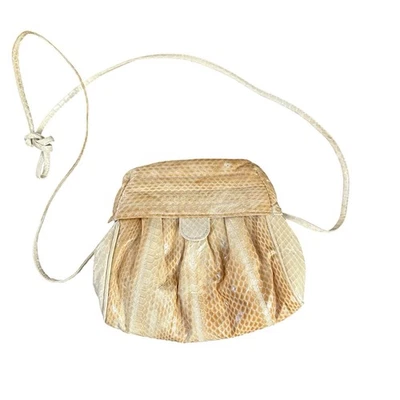 Rare VTG 70s Valerie Genuine Python Snakeskin Shoulder Handbag Made in Hong Kong - Image 1 of 4