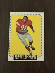 1964 Topps #92 Junious BUCK BUCHANAN Kansas City Chiefs ROOKIE Card RC HOF - Picture 1 of 7