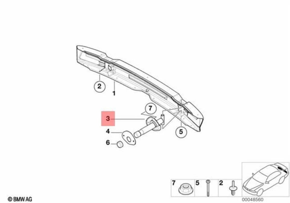 Amortiguador trasero izquierdo original bmw e46 316i 318d 318i 320d 320i 51127055337 Foto 1 de 1