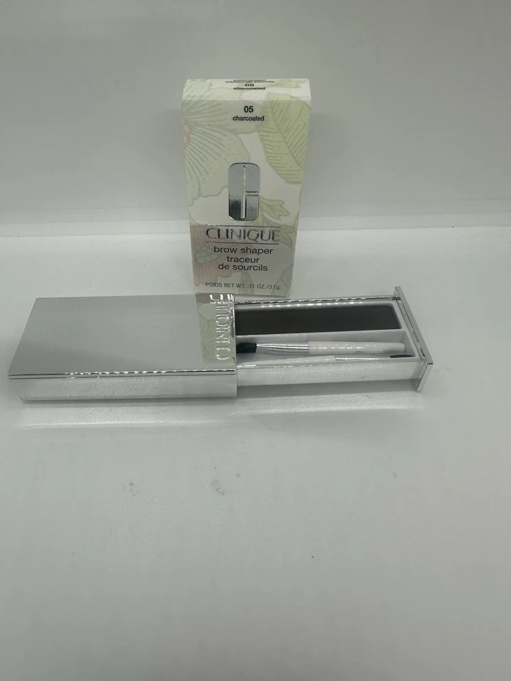 Clinique Brow Shaper 05 Charcoaled .11oz Free Shipping Eyebrows HTF NEW - Image 1 of 3